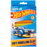Пластилін восковий Kite Hot Wheels HW25-086-1 12 кольорів, 200 г Пластилін восковий Kite Hot Wheels HW25-086-1 12 кольорів, 200 г