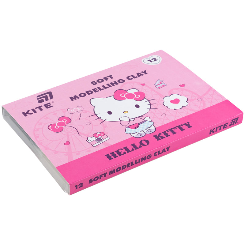 Пластилін восковий Kite Hello Kitty HK25-1086, 12 кольорів, 240 г