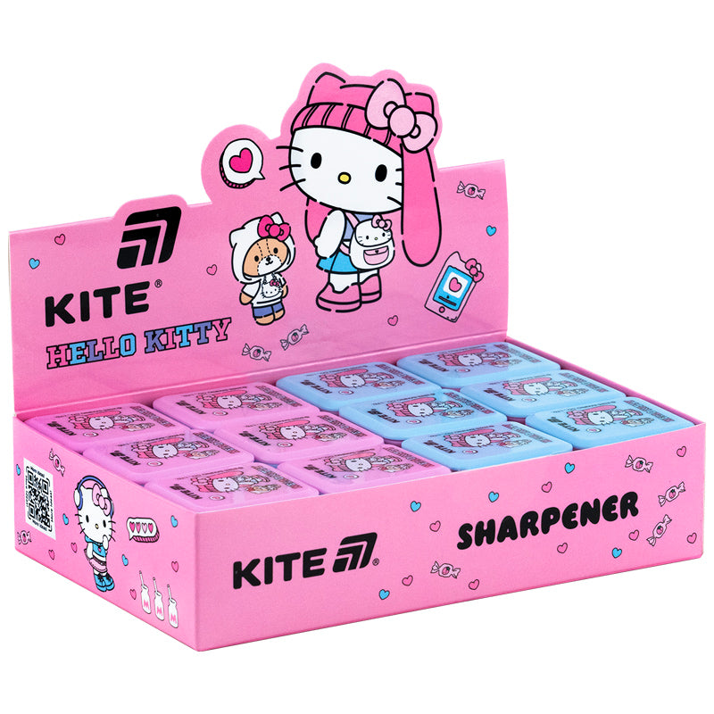 Точилка с контейнером прямоугольная Kite Hello Kitty HK25-116