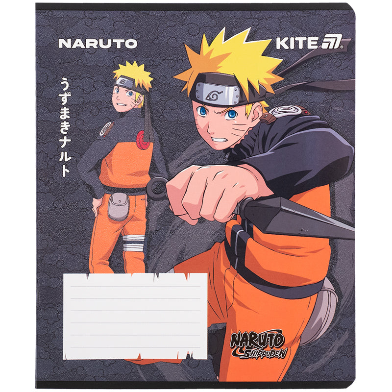 Зошит шкільний Kite Naruto NR25-232, 12 аркушів, клітинка