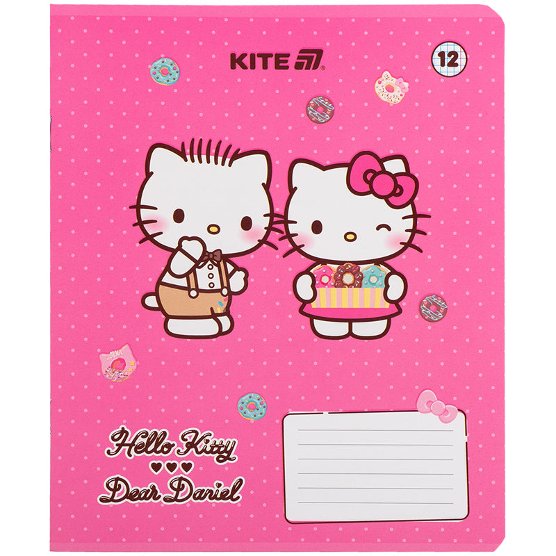 Зошит шкільний Kite Hello Kitty HK25-232-2, 12 аркушів, клітинка