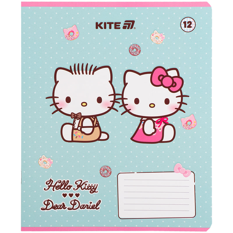 Зошит шкільний Kite Hello Kitty HK25-232-2, 12 аркушів, клітинка
