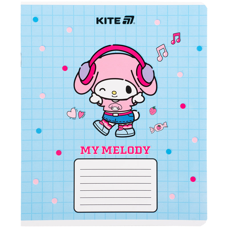 Зошит шкільний Kite Kuromi HK25-232-4, 12 аркушів, клітинка