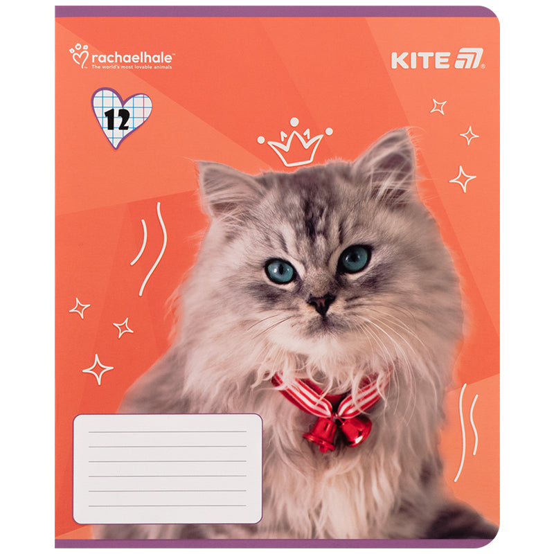 Тетрадь школьная Kite Rachael Hale R25-232, 12 листов, клетка