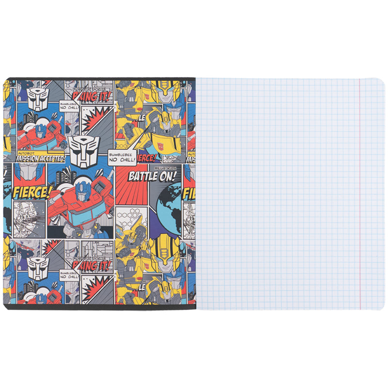 Зошит шкільний Kite Transformers TF25-232, 12 аркушів, клітинка