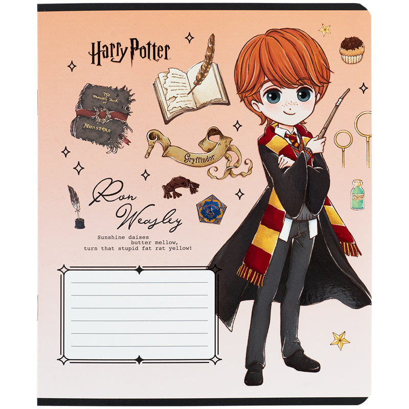 Зошит шкільний Kite Harry Potter HP25-232-2, 12 аркушів, клітинка