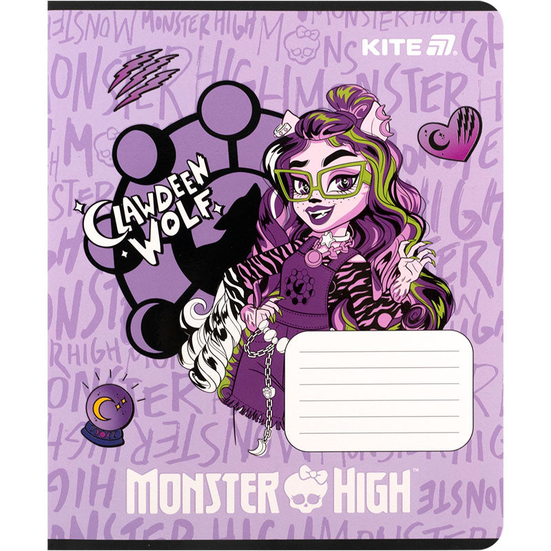 Зошит шкільний Kite Monster High MH25-232, 12 аркушів, клітинка