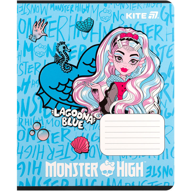 Зошит шкільний Kite Monster High MH25-232, 12 аркушів, клітинка