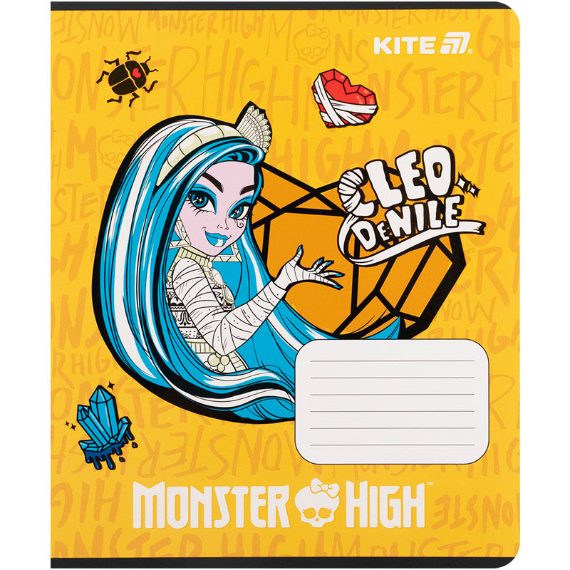 Зошит шкільний Kite Monster High MH25-232, 12 аркушів, клітинка
