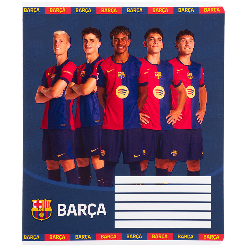 Зошит шкільний Kite FC Barcelona BC25-232, 12 аркушів, клітинка