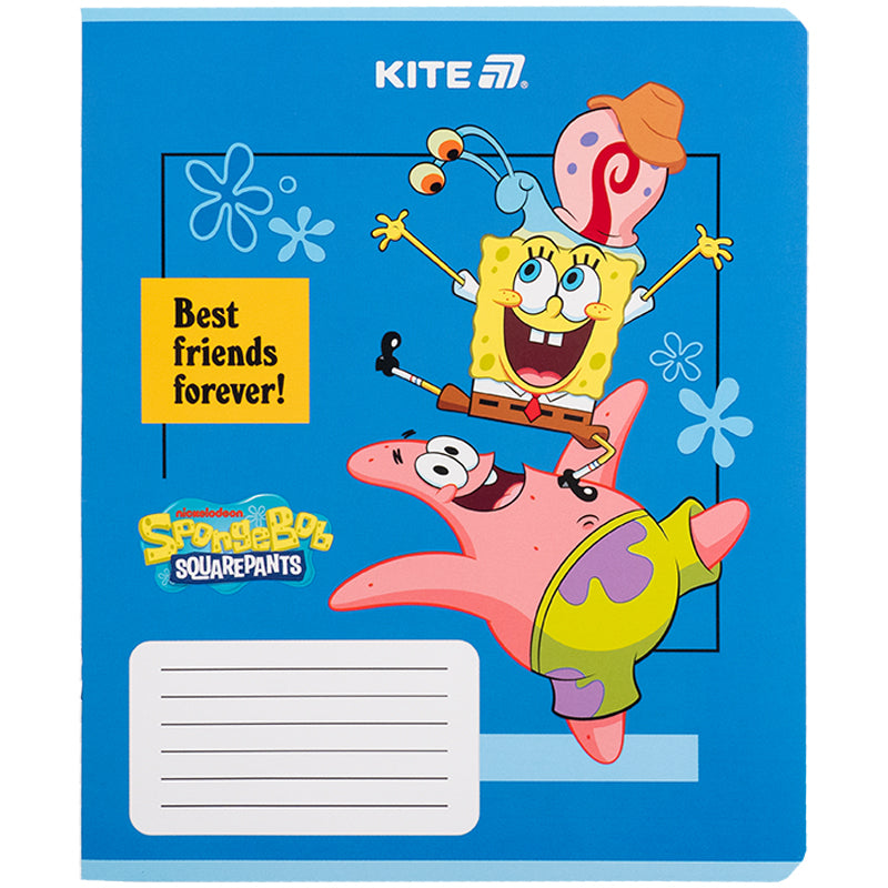 Зошит шкільний Kite SpongeBob SquarePants SB25-232, 12 аркушів, клітинка