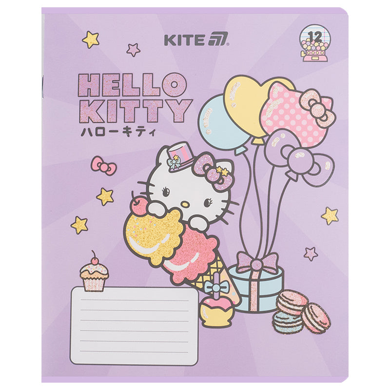 Зошит шкільний Kite Hello Kitty HK25-234-1, 12 аркушів, лінія