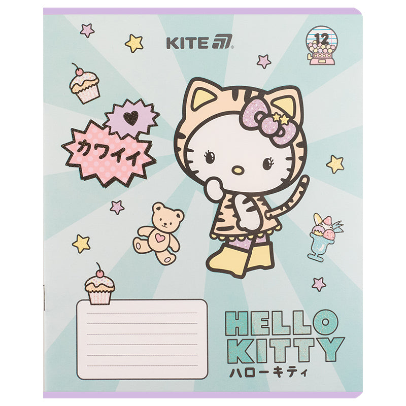 Зошит шкільний Kite Hello Kitty HK25-234-1, 12 аркушів, лінія
