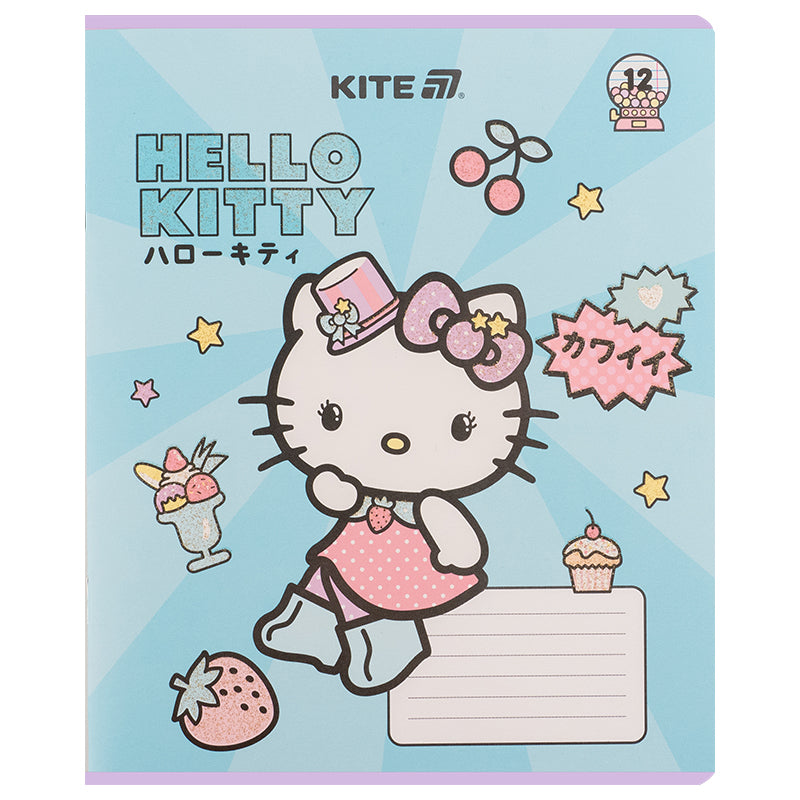Зошит шкільний Kite Hello Kitty HK25-234-1, 12 аркушів, лінія