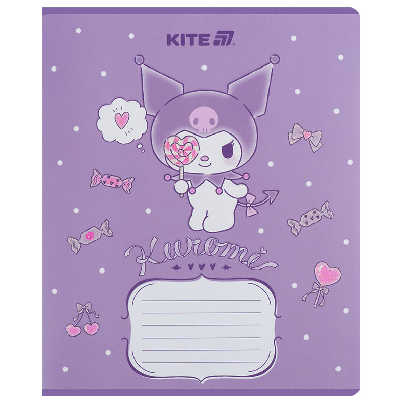 Зошит шкільний Kite Kuromi HK25-234-2, 12 аркушів, лінія