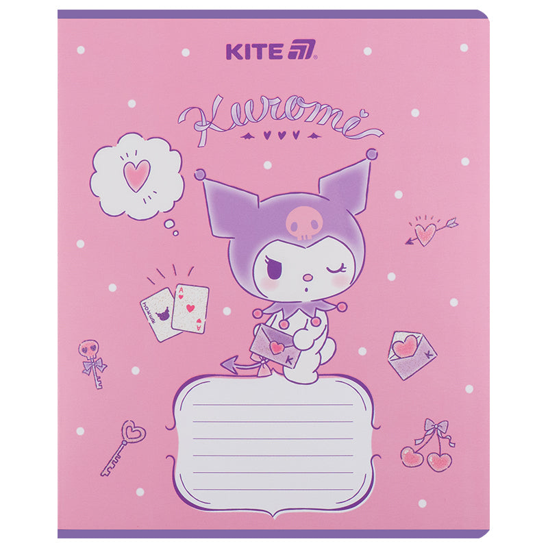 Зошит шкільний Kite Kuromi HK25-234-2, 12 аркушів, лінія