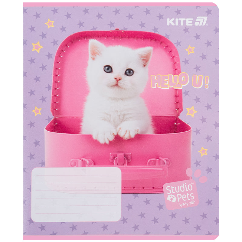 Зошит шкільний Kite Studio Pets SP25-234, 12 аркушів, лінія