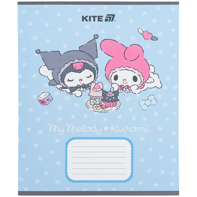Зошит шкільний Kite Kuromi HK25-235-2, 12 аркушів, коса лінія