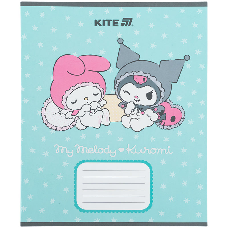 Зошит шкільний Kite Kuromi HK25-235-2, 12 аркушів, коса лінія