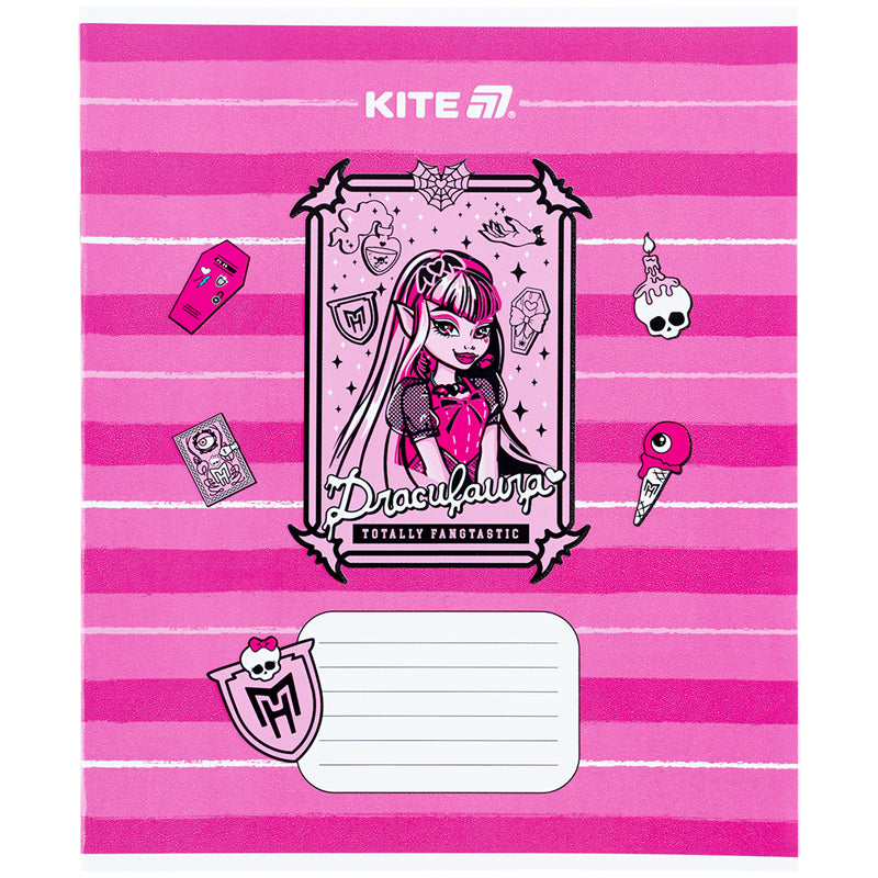 Зошит шкільний Kite Monster High MH25-235, 12 аркушів, коса лінія