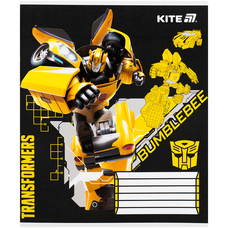 Зошит шкільний Kite Transformers TF25-235, 12 аркушів, коса лінія
