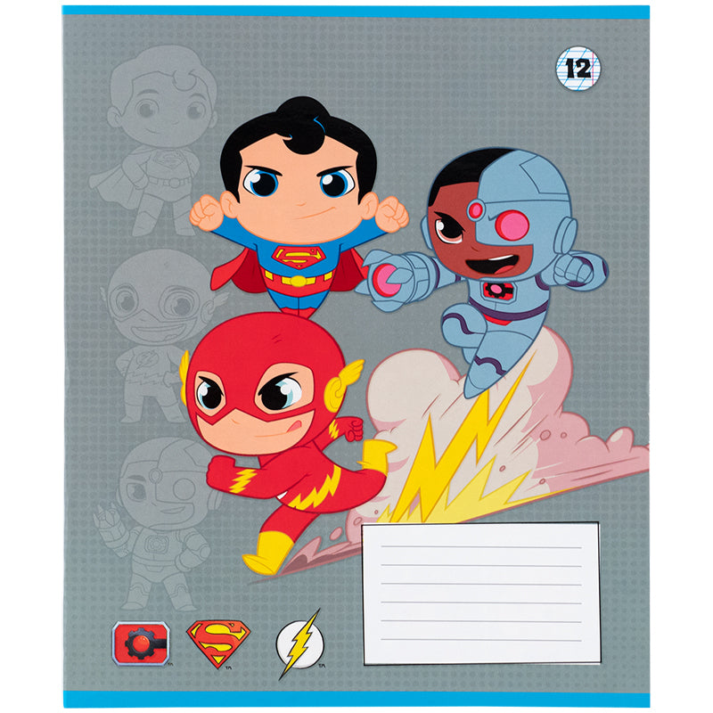 Зошит шкільний Kite DC ComicsDC25-235, 12 аркушів, коса лінія