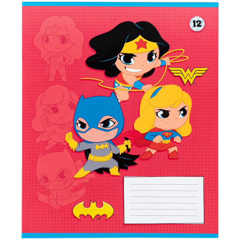 Зошит шкільний Kite DC ComicsDC25-235, 12 аркушів, коса лінія