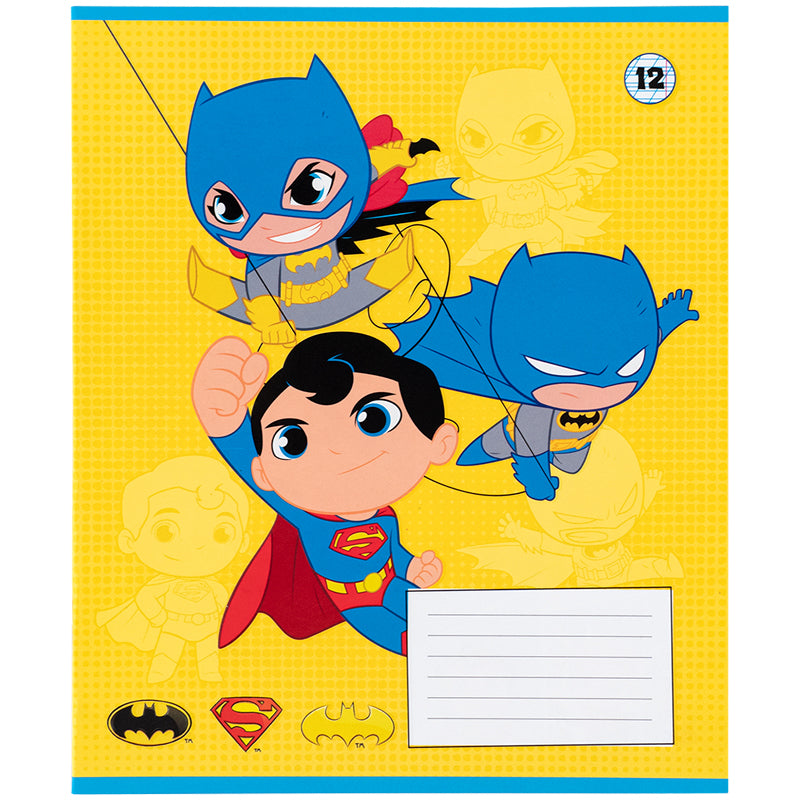 Зошит шкільний Kite DC ComicsDC25-235, 12 аркушів, коса лінія