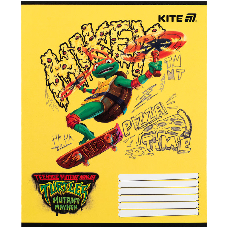 Зошит шкільний Kite Ninja Turtles NT25-235, 12 аркушів, коса лінія
