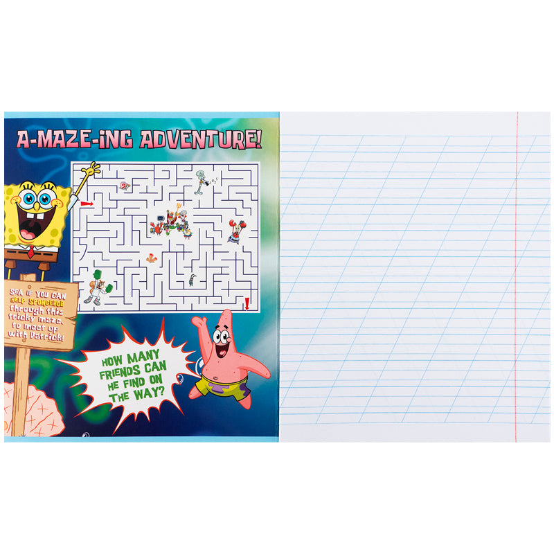 Зошит шкільний Kite SpongeBob SquarePants SB25-235, 12 аркушів, коса лінія