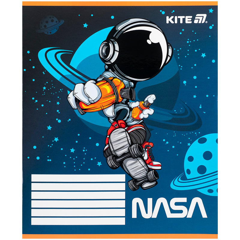 Зошит шкільний Kite NASA NS25-235, 12 аркушів, коса лінія
