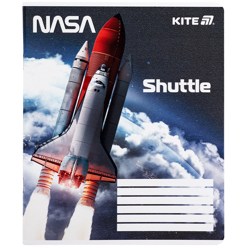 Тетрадь школьная Kite NASA NS25-236, 18 листов, клетка