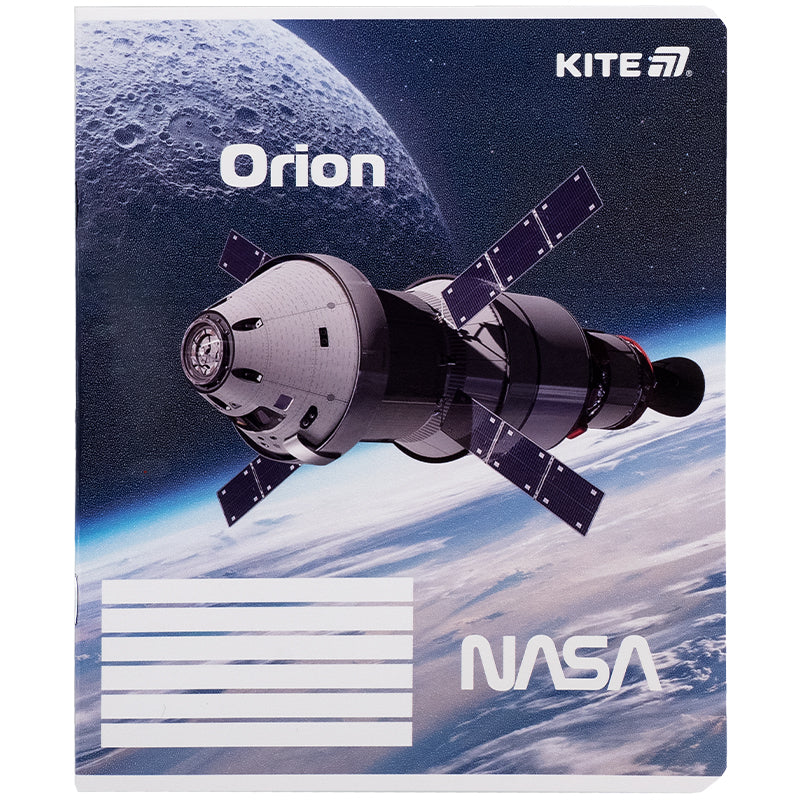 Тетрадь школьная Kite NASA NS25-236, 18 листов, клетка