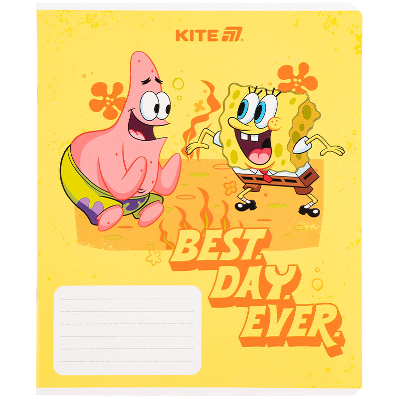 Тетрадь школьная Kite SpongeBob SquarePants SB25-236, 18 листов, клетка
