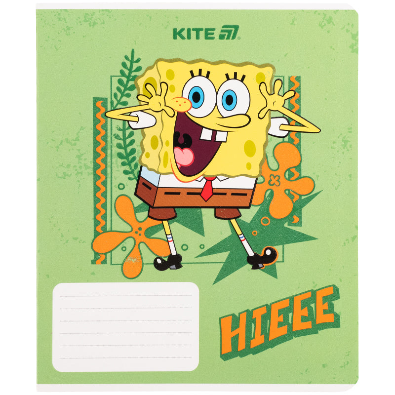 Тетрадь школьная Kite SpongeBob SquarePants SB25-236, 18 листов, клетка