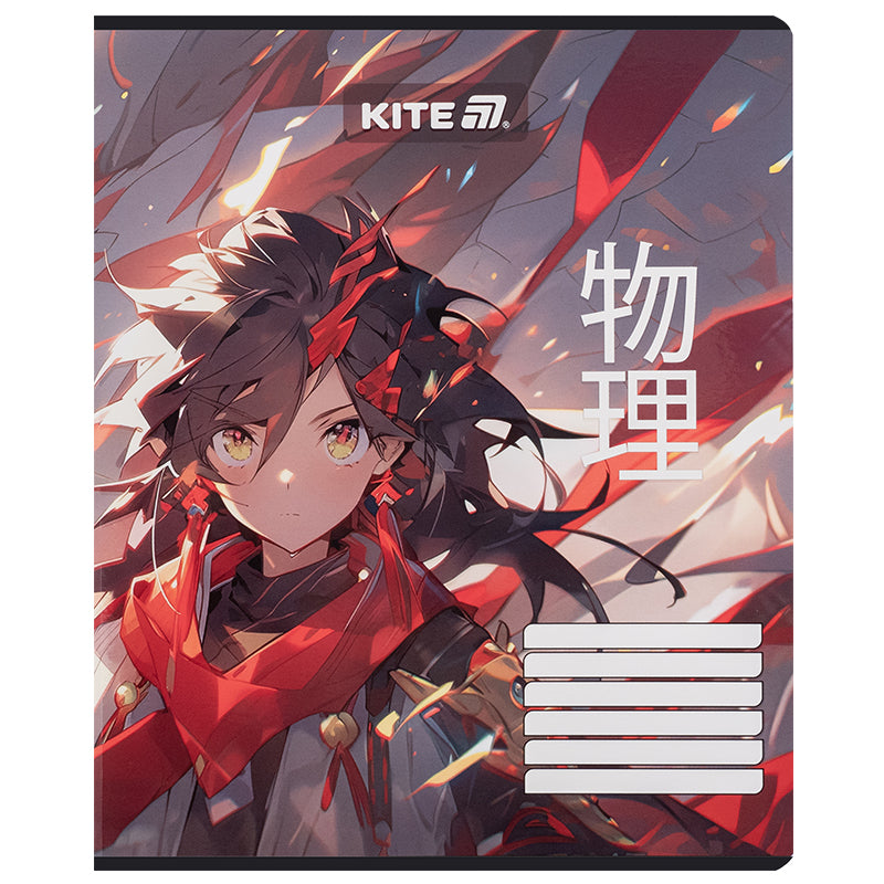 Зошит шкільний Kite Anime K25-237-1, 18 аркушів, лінія