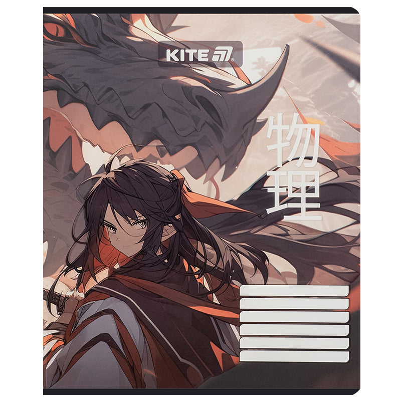 Зошит шкільний Kite Anime K25-237-1, 18 аркушів, лінія