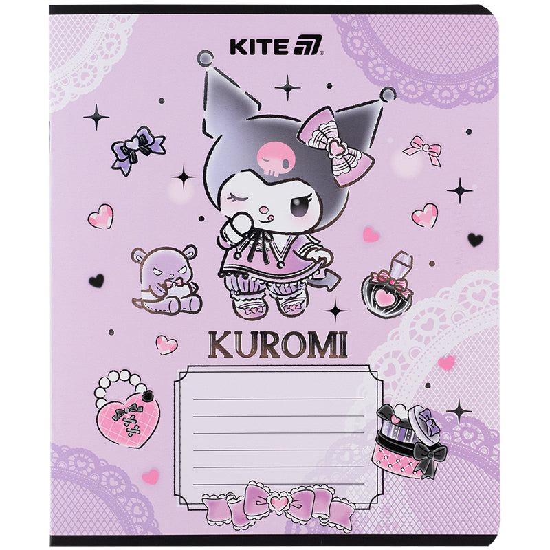 Зошит шкільний Kite Kuromi HK25-237-1, 18 аркушів, лінія