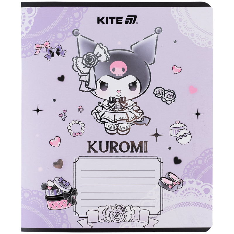 Зошит шкільний Kite Kuromi HK25-237-1, 18 аркушів, лінія