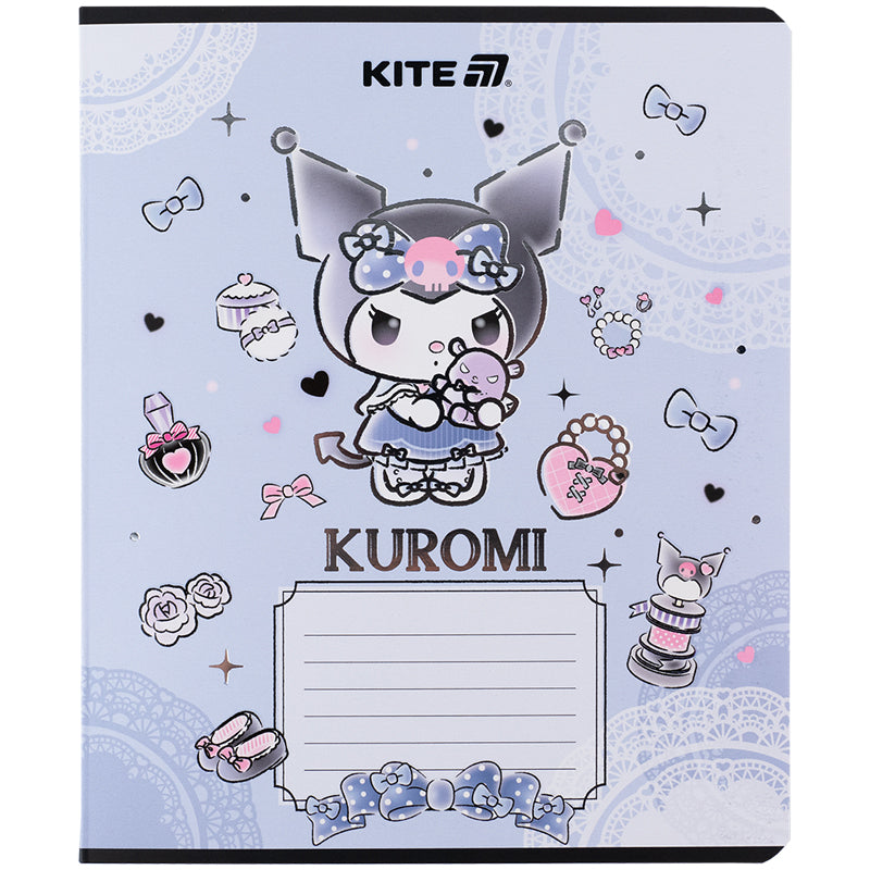 Зошит шкільний Kite Kuromi HK25-237-1, 18 аркушів, лінія