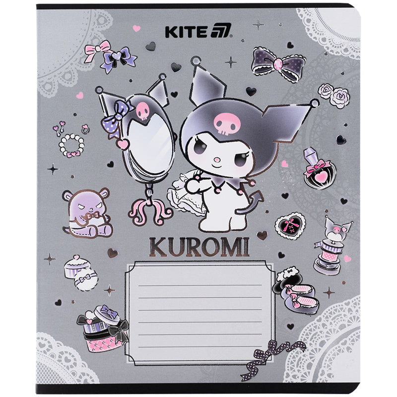 Зошит шкільний Kite Kuromi HK25-237-1, 18 аркушів, лінія