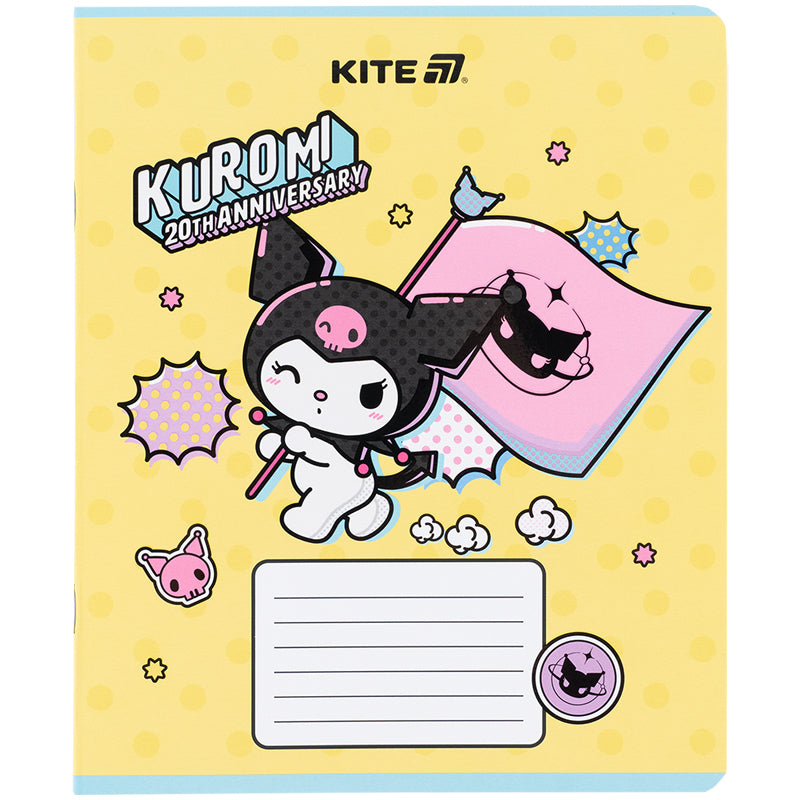 Зошит шкільний Kite Kuromi HK25-237-2, 18 аркушів, лінія