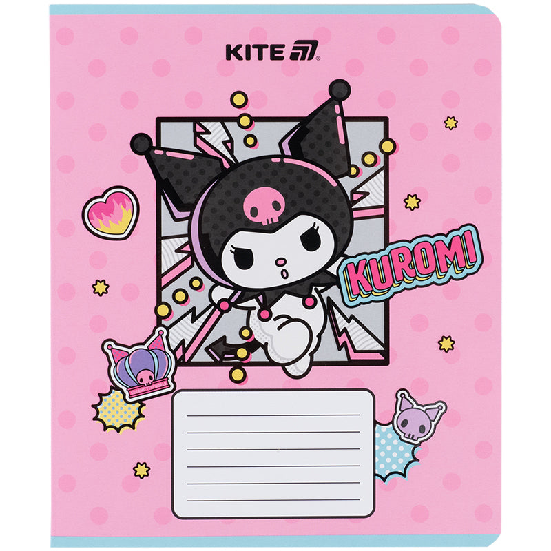 Зошит шкільний Kite Kuromi HK25-237-2, 18 аркушів, лінія