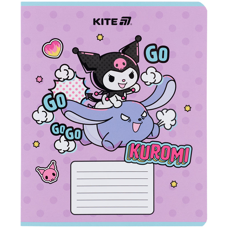 Зошит шкільний Kite Kuromi HK25-237-2, 18 аркушів, лінія