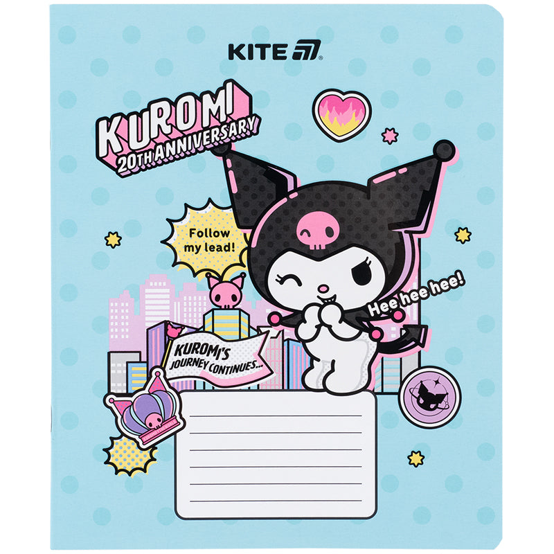 Зошит шкільний Kite Kuromi HK25-237-2, 18 аркушів, лінія