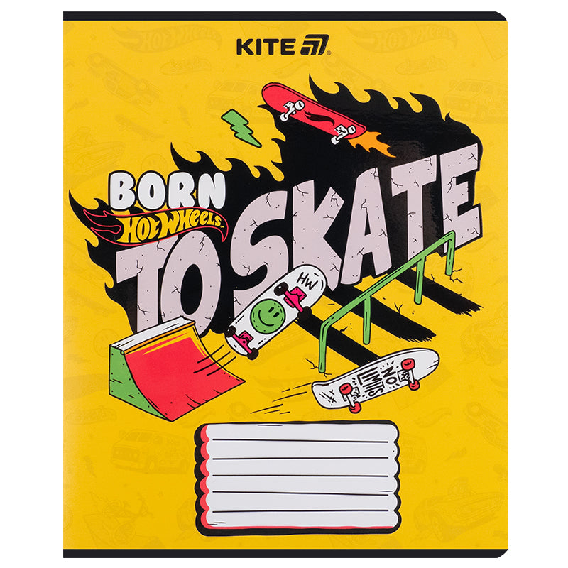 Зошит шкільний Kite Hot Wheels HW25-237, 18 аркушів, лінія