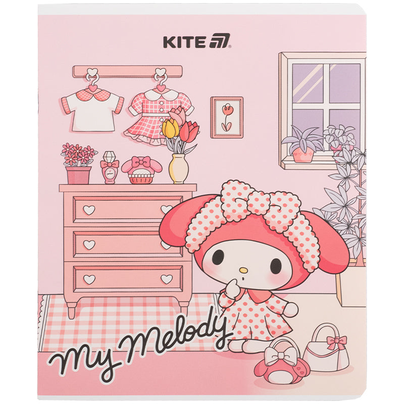Зошит шкільний Kite Kuromi HK25-238, 24 аркуші, клітинка
