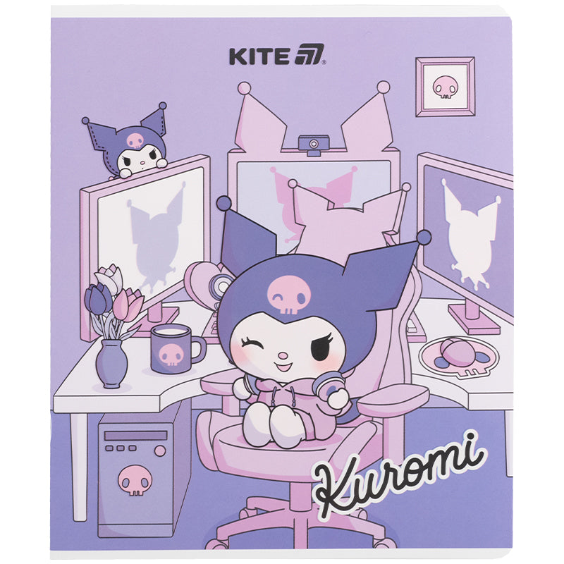 Зошит шкільний Kite Kuromi HK25-238, 24 аркуші, клітинка