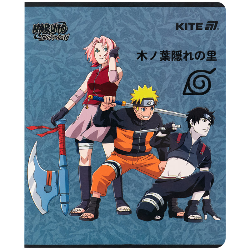 Зошит шкільний Kite Naruto NR25-238, 24 аркуші, клітинка