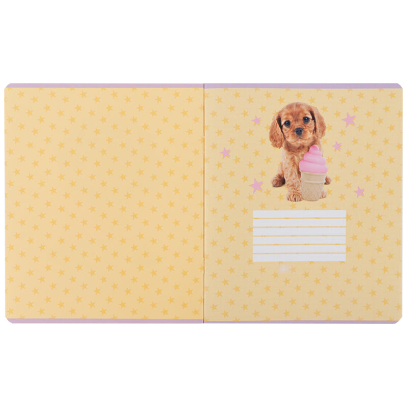 Тетрадь школьная Kite Studio Pets SP25-238, 24 листа, клетка
